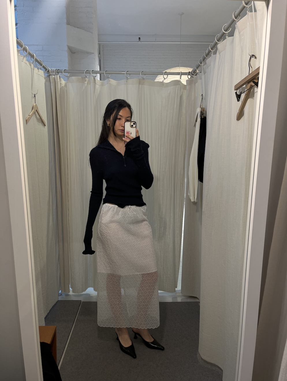 la garconne store review cecilie bahnsen skirt and top.png