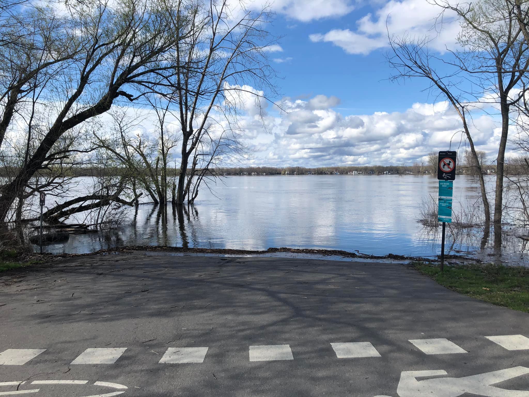 In a quest to find a launching point for our kayaks we checked out both Petrie Island and Blair. Petrie offers the best with kayaking right from the road, provided you can first find the road.