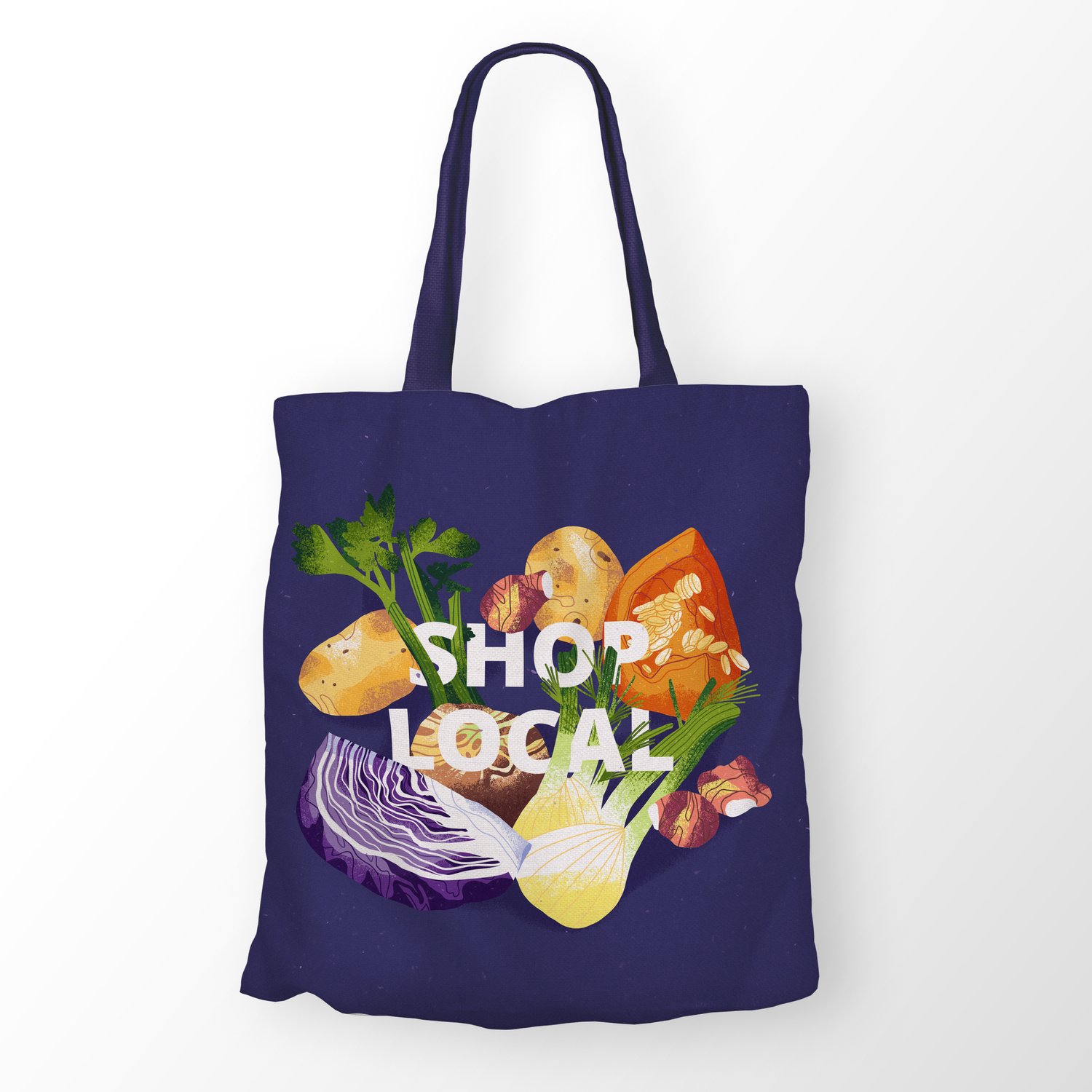 Shop local - Fruits and vegetable illustrations — Sandra Neuditschko