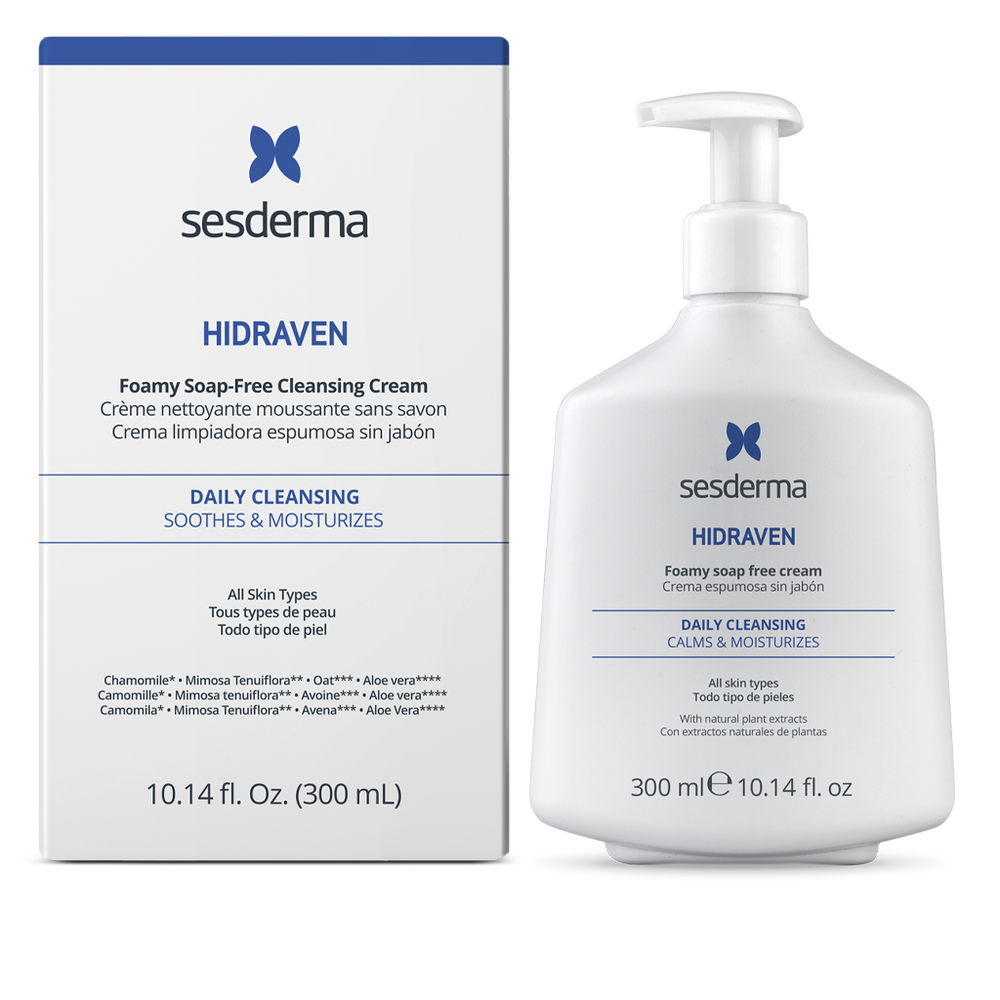 HIDRAVEN Foamy Soap-free Cleanser 10.15 fl. Oz