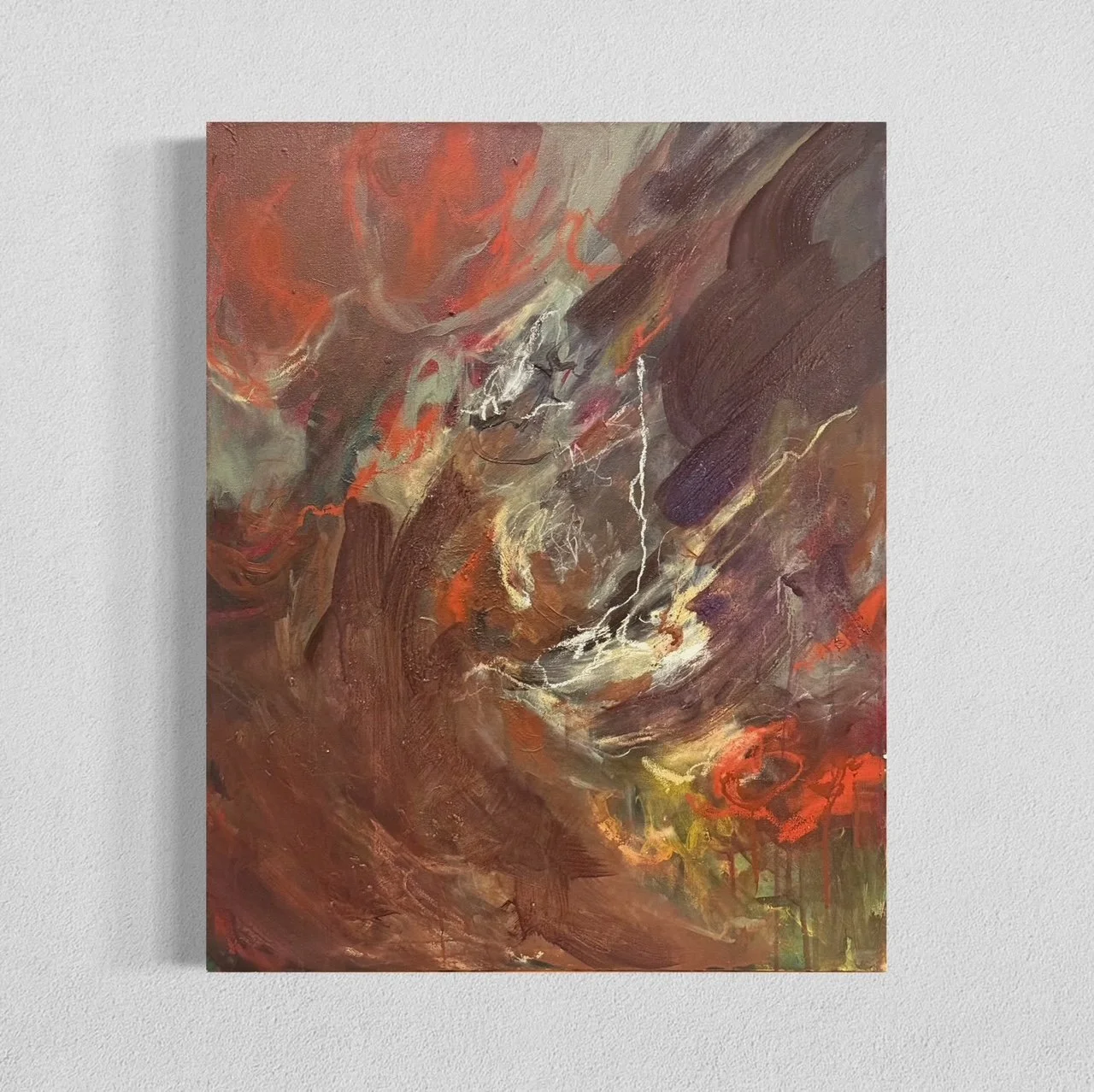 Infinite, 2025 // Acrylic on canvas // 18x24 in // 
45.7x61x10 cm