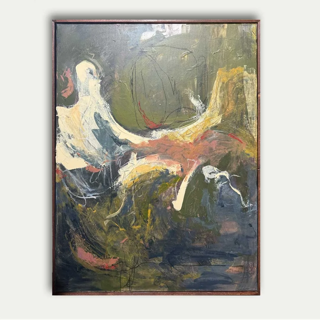 Tomato Season, 2025 // Acrylic on canvas // 
24x36 in // 45.7x61 cm