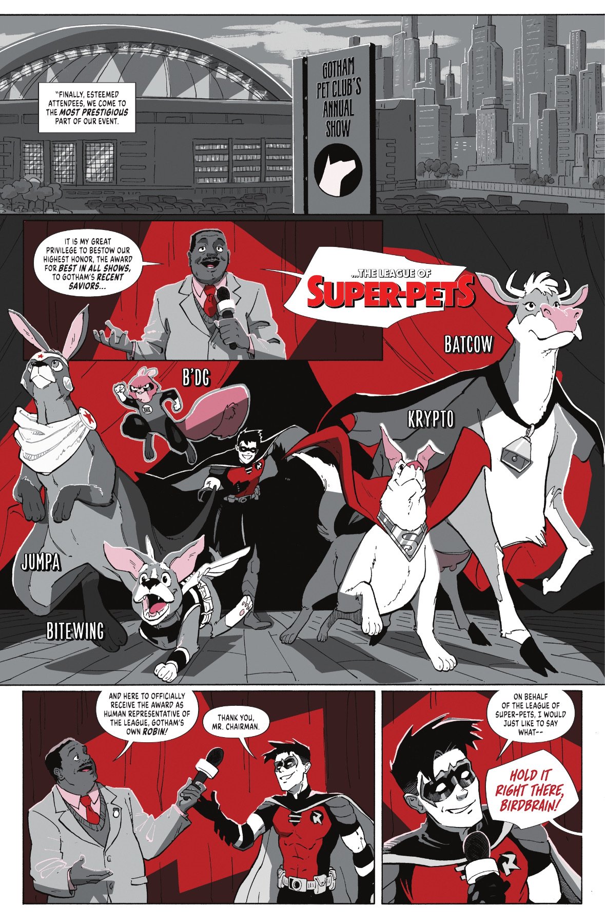 Harley Quinn: Black + White + Redder - Great Petspectations page 1