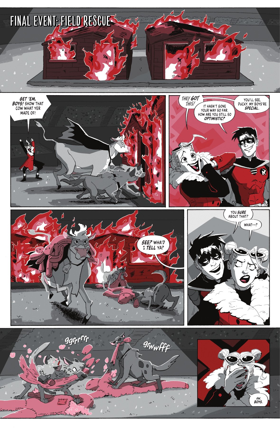 Harley Quinn: Black + White + Redder - Great Petspectations page 7
