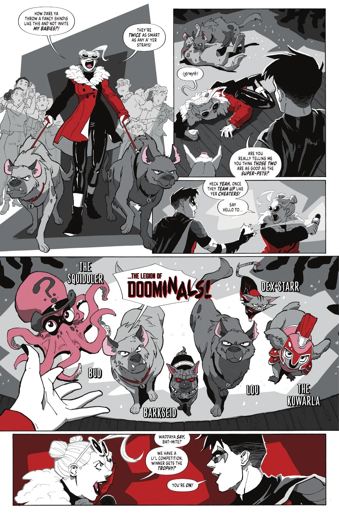 Harley Quinn: Black + White + Redder - Great Petspectations page 2