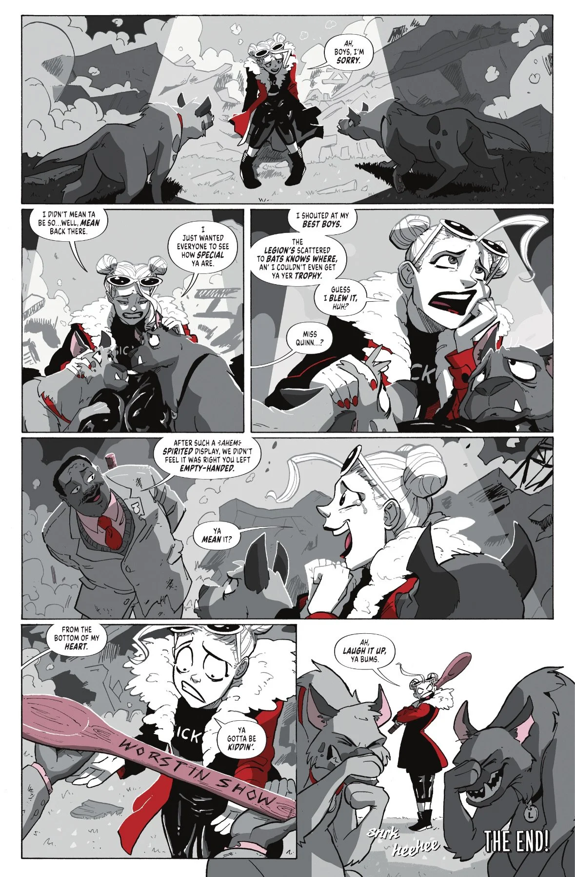 Harley Quinn: Black + White + Redder - Great Petspectations page 10