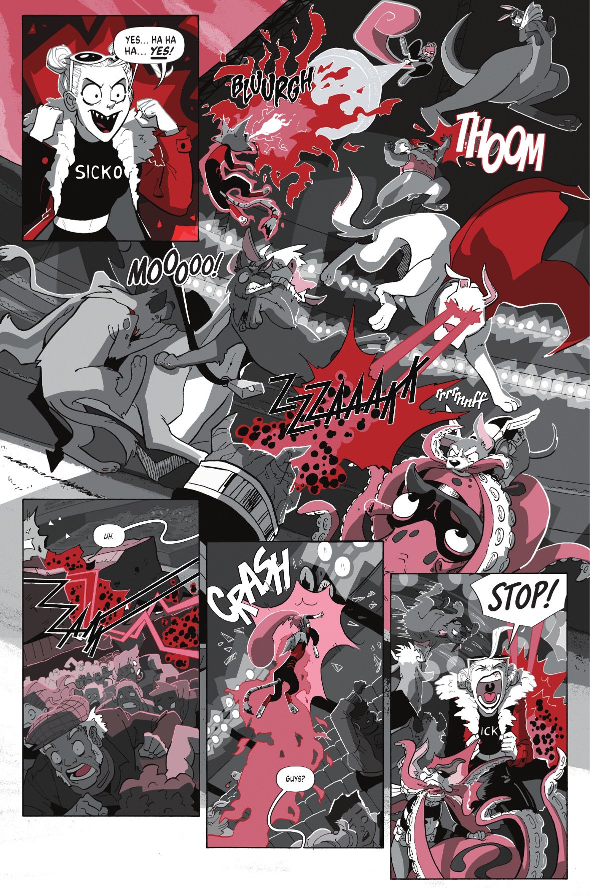 Harley Quinn: Black + White + Redder - Great Petspectations page 9