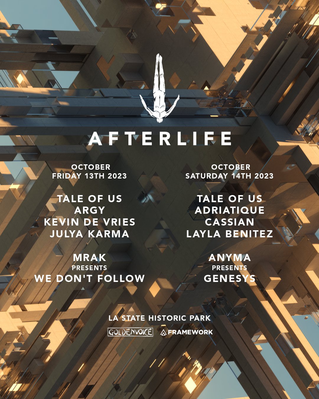 SET Open Air w/Afterlife's Fedele & VNTM Live; Paradoks, Jos & Eli in DTLA  at Future Factory LA, Los Angeles