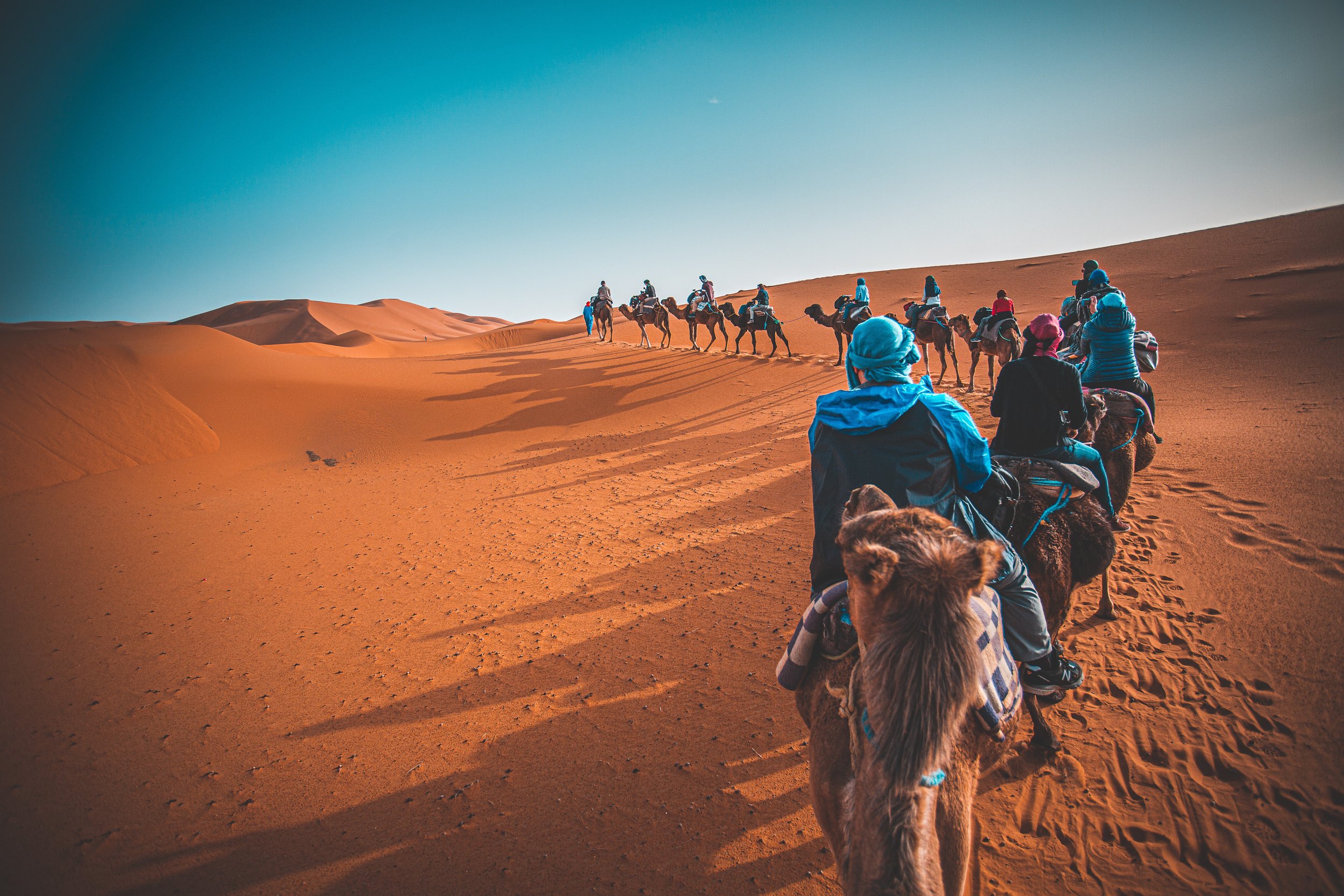 Merozuga Desert Camel Tour - A unique way to experience the edge of the Sahara Desert.