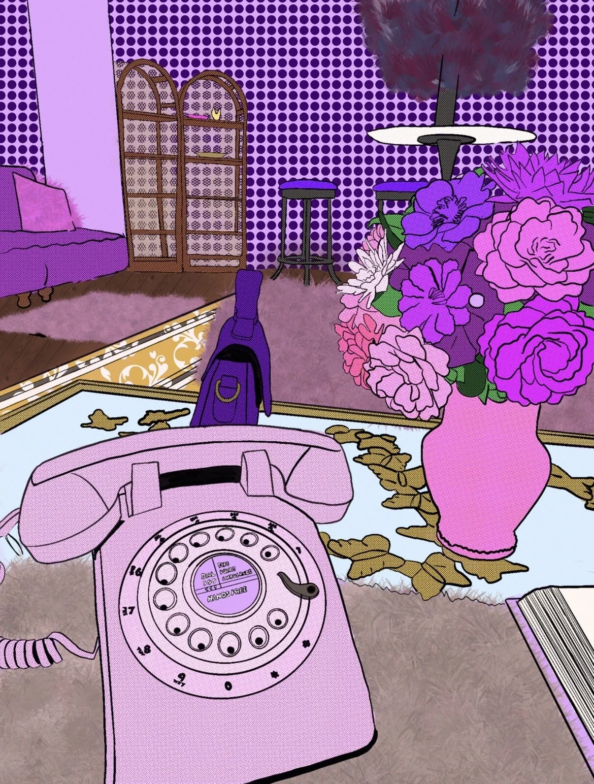 The Future Is Calling | Original Mixed Media Artwork