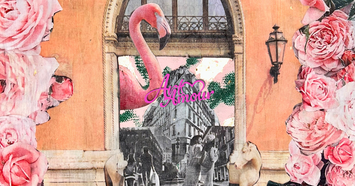 Pink Flamingo Dreams Art Amour Studio By Asia Armour .png