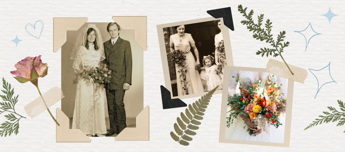 Wedding Bouquet Trends Through the Decades