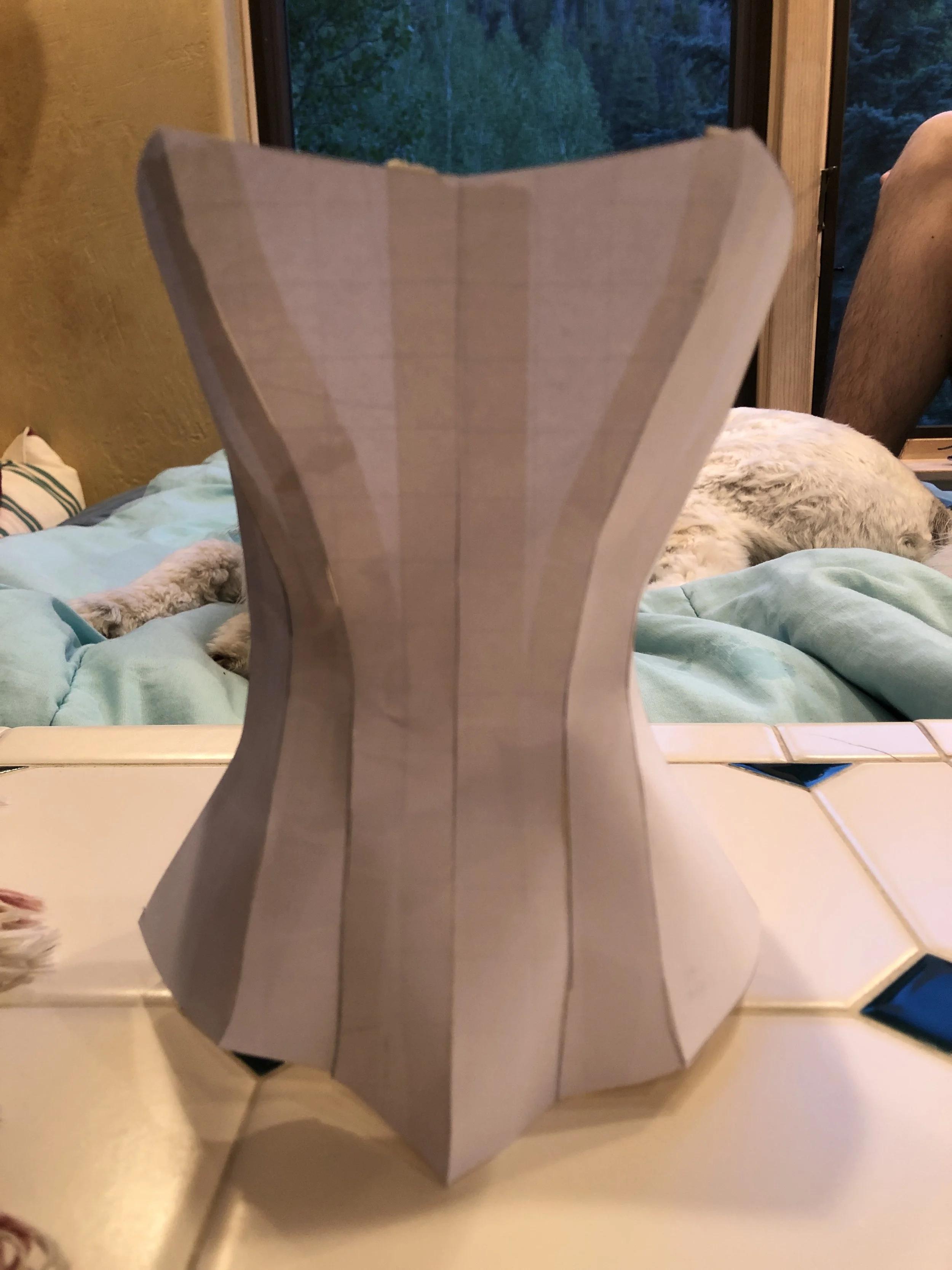 1890's Corset 1/4 Scale Paper Pattern