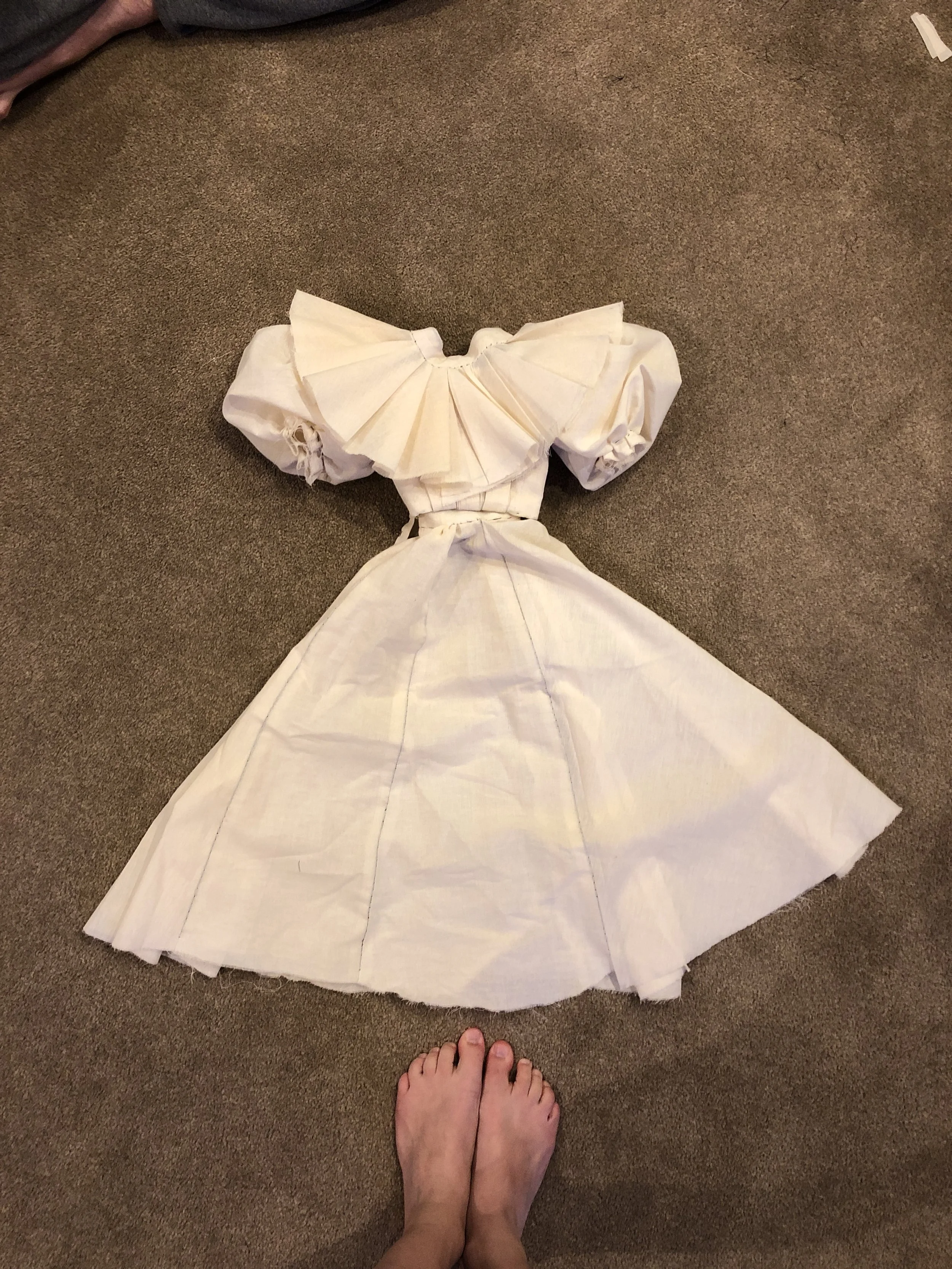 1/2 scale 1890s Day Dress