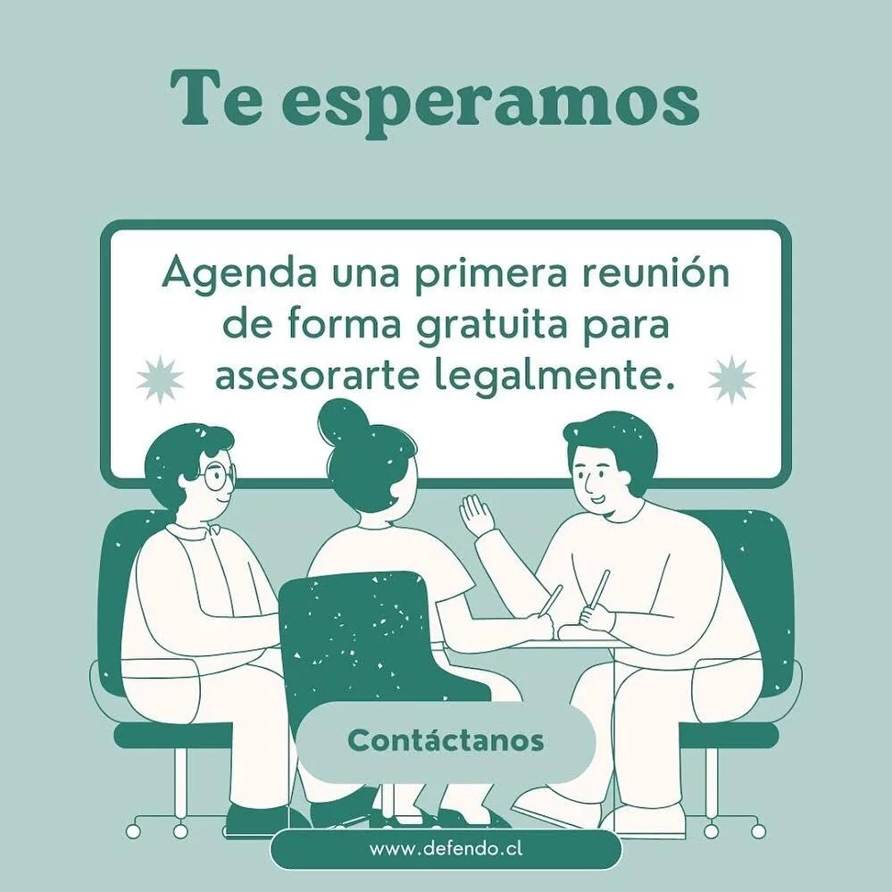 Escr&iacute;benos al correo ayuda@defendo.cl o a trav&eacute;s de Whatsapp, al n&uacute;mero que est&aacute; en nuestro perfil. Toda la informaci&oacute;n la puedes ver en nuestra p&aacute;gina web (link en la bio)

#defendochile #defendo #estudiojur