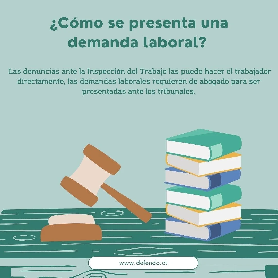 Si necesitas asesor&iacute;a en este tema u otros, no dudes en contactarnos, visita nuestra web (link en la bio).

#demandalaboral  #tribunales #defendochile #asesor&iacute;ajuridica #estudiodeabogados #defendo #estudiojuridico #bajosaranceles #creac