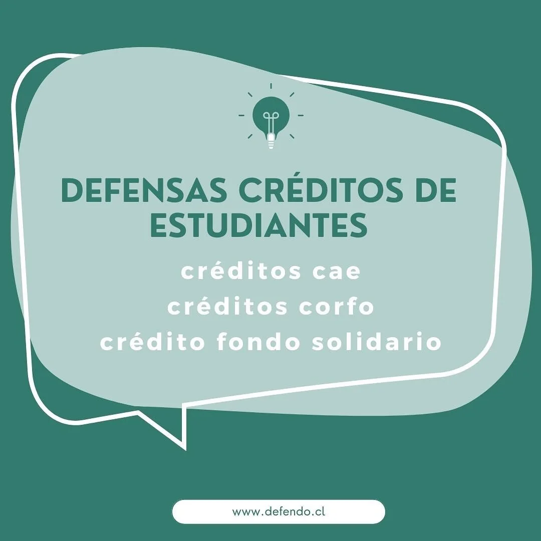 Si necesitas asesor&iacute;a en temas de cr&eacute;ditos universotarios estamos para ayudarte. Cont&aacute;ctanos a trav&eacute;s de los datos en nuestro perfil. 

#defendochile  #cae #cr&eacute;ditosuniversitarios #asesor&iacute;ajuridica #estudiode