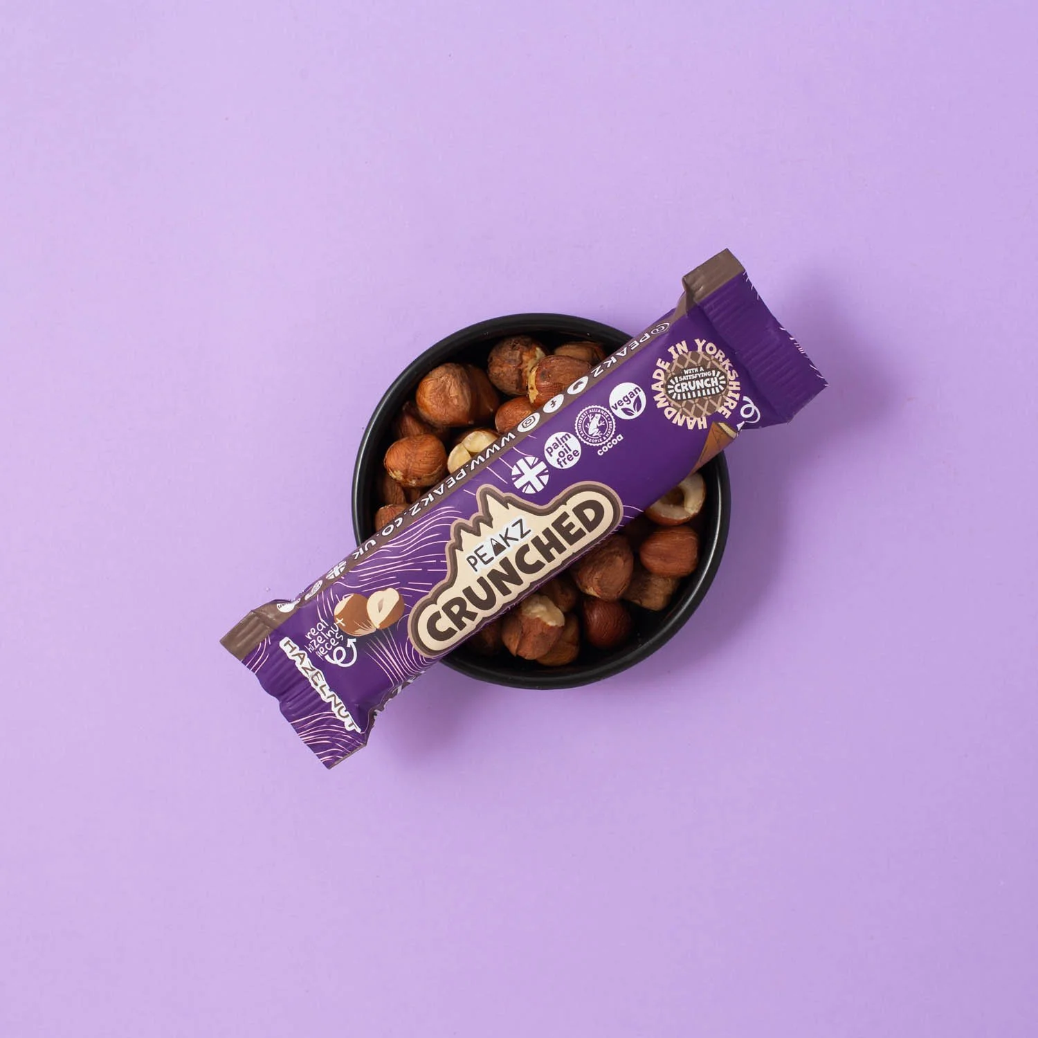 Peakz Hazelnut Crunched Chocolate Biscuit Bar