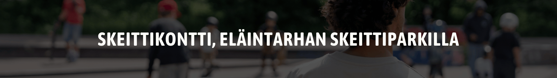 lapsia ja nuoria skeittaamassa skeittikontilla helsingissä