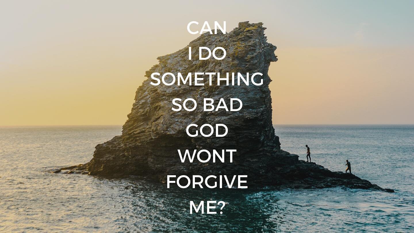 It&rsquo;s WEDNESDAY! Which means Small Groups!!! See you tonight as we continue our series &ldquo;Can I Ask That&rdquo; with the question: Can I do something so bad that God won&rsquo;t forgive me? Come join us for this conversation!!