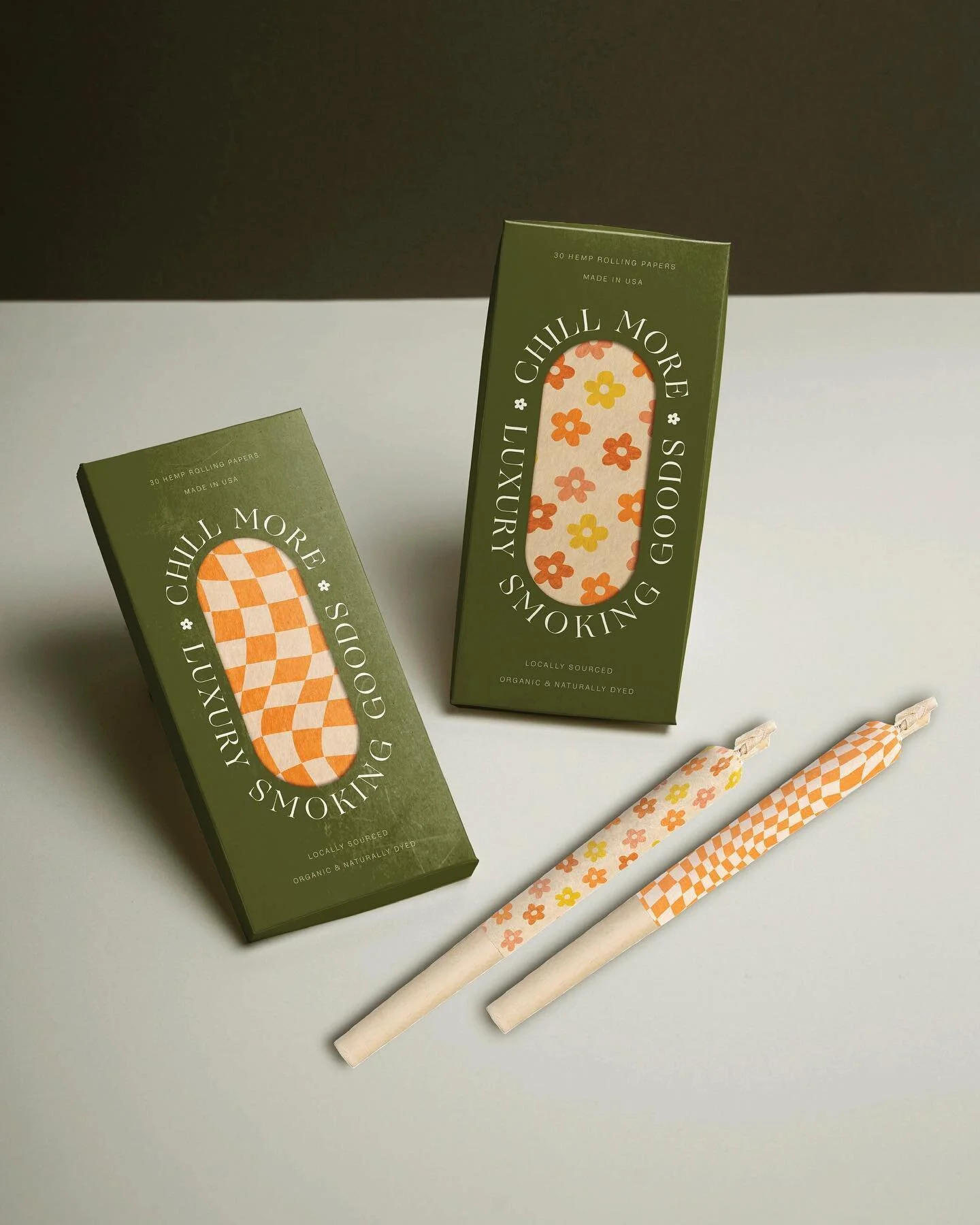 ✨ Packaging design for Chill More Rolling Papers ✨

In the past year I&rsquo;ve gone from dreading using photoshop to it becoming one of my favorite tools. This mockup took much *finessing*, but i&rsquo;m really proud of how it turned out 🥹 stay tun