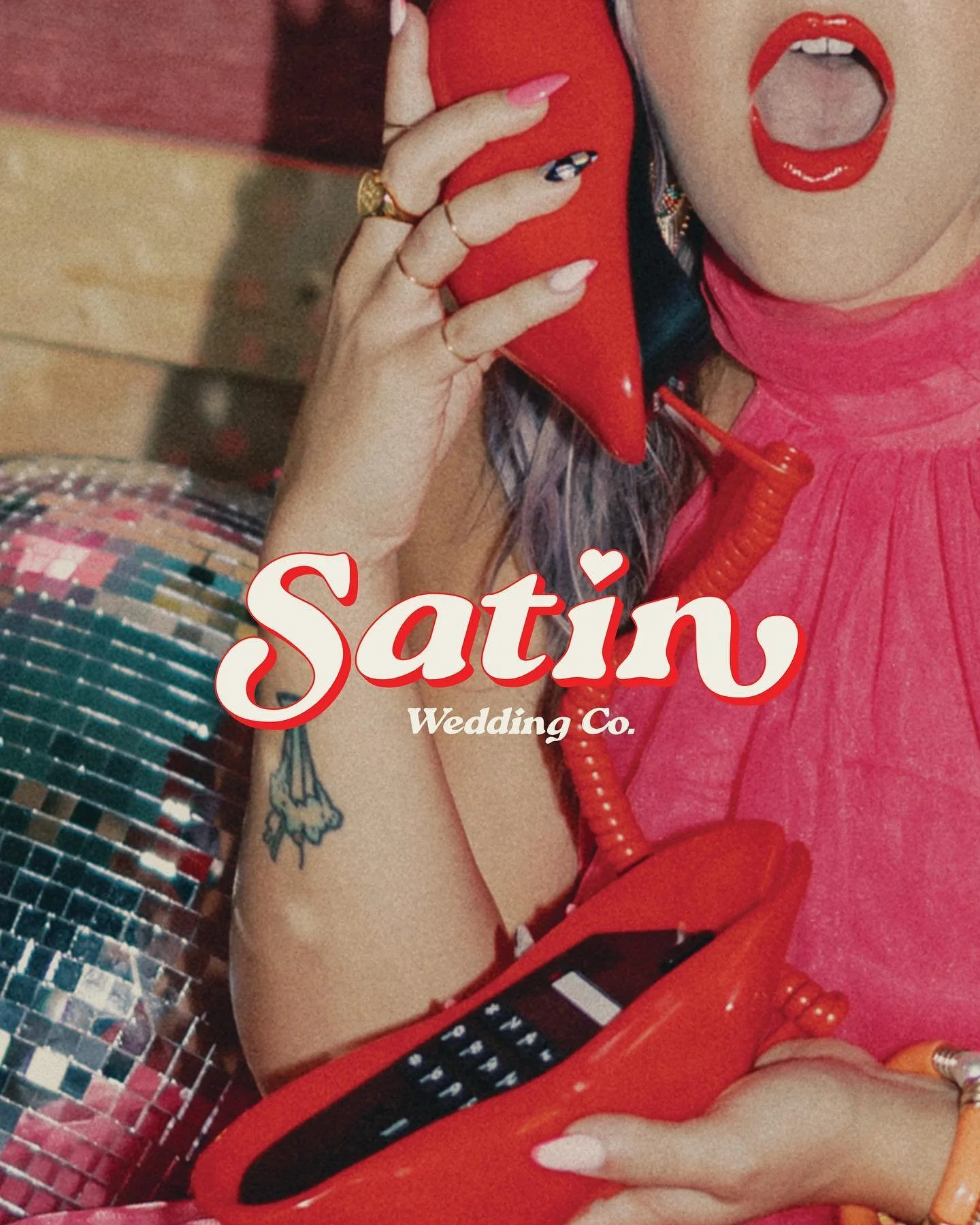 Thrilled to introduce this rebrand for @satinweddingco ❤️ for the bold, the badass, and the non traditional 🤘

The goal was to magnetically draw in the COOLEST couples, the rule breakers, and those who want a wedding journey as unique as their love 