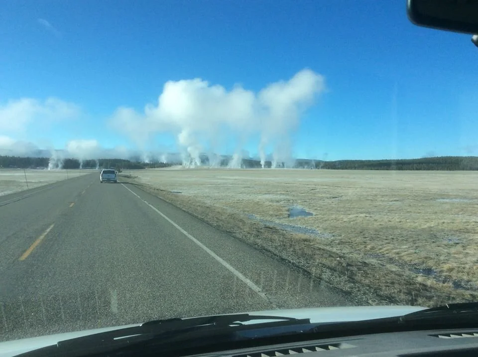Geysers in Yellowstone