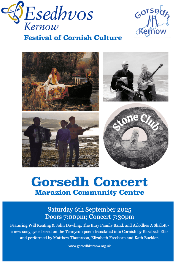 Gorsedh Concert, 6th September 2025