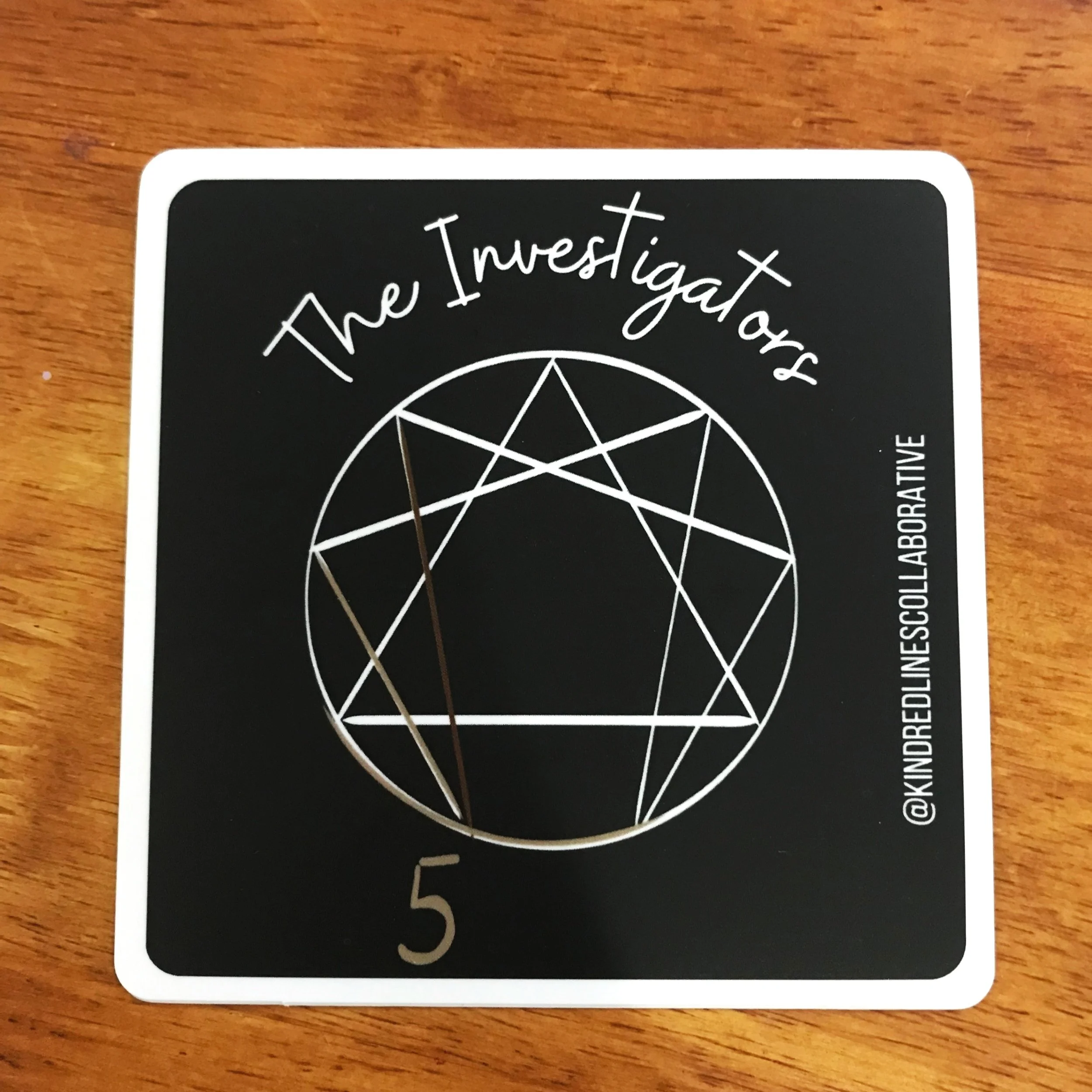 Enneagram Type 5 Sticker