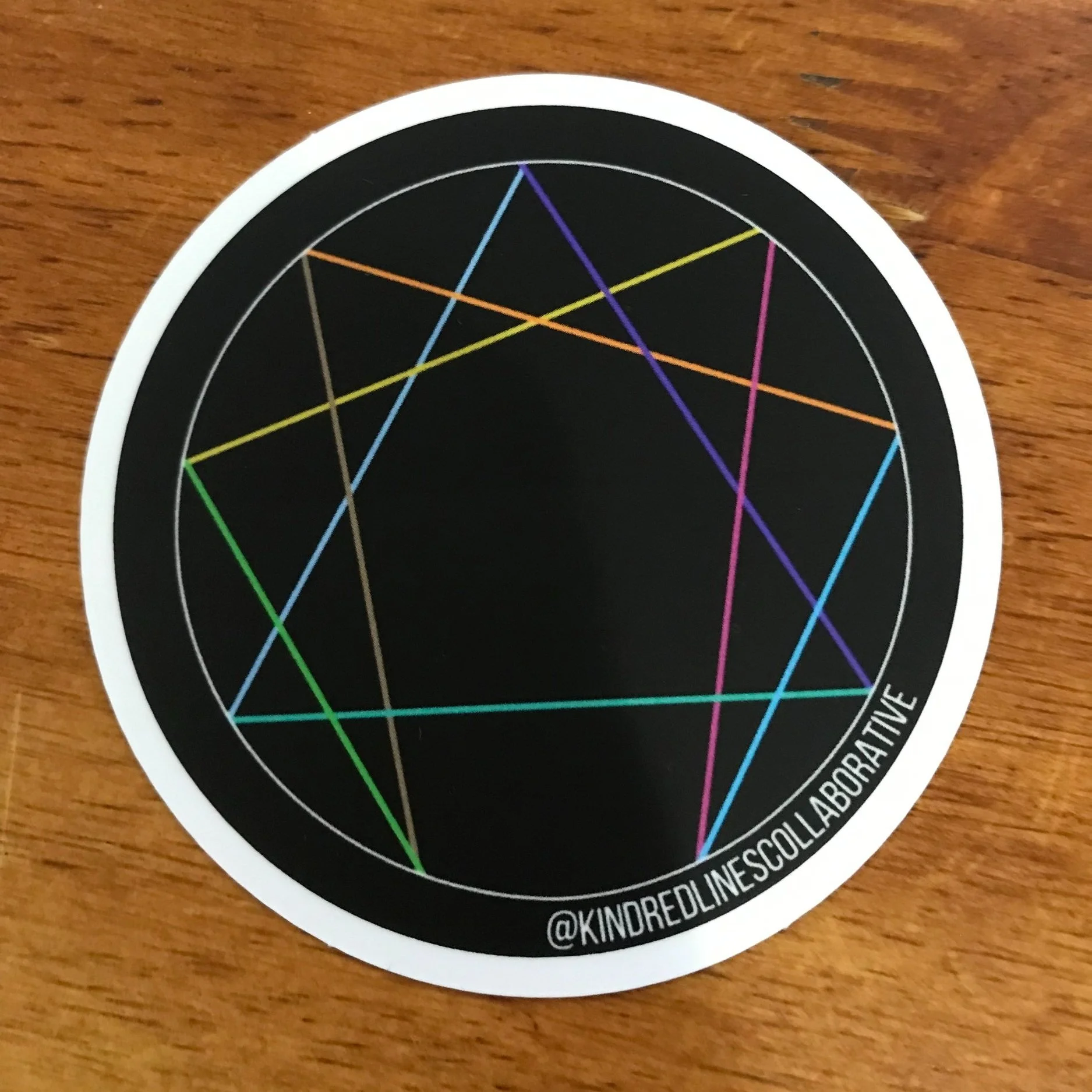 Enneagram Web Sticker