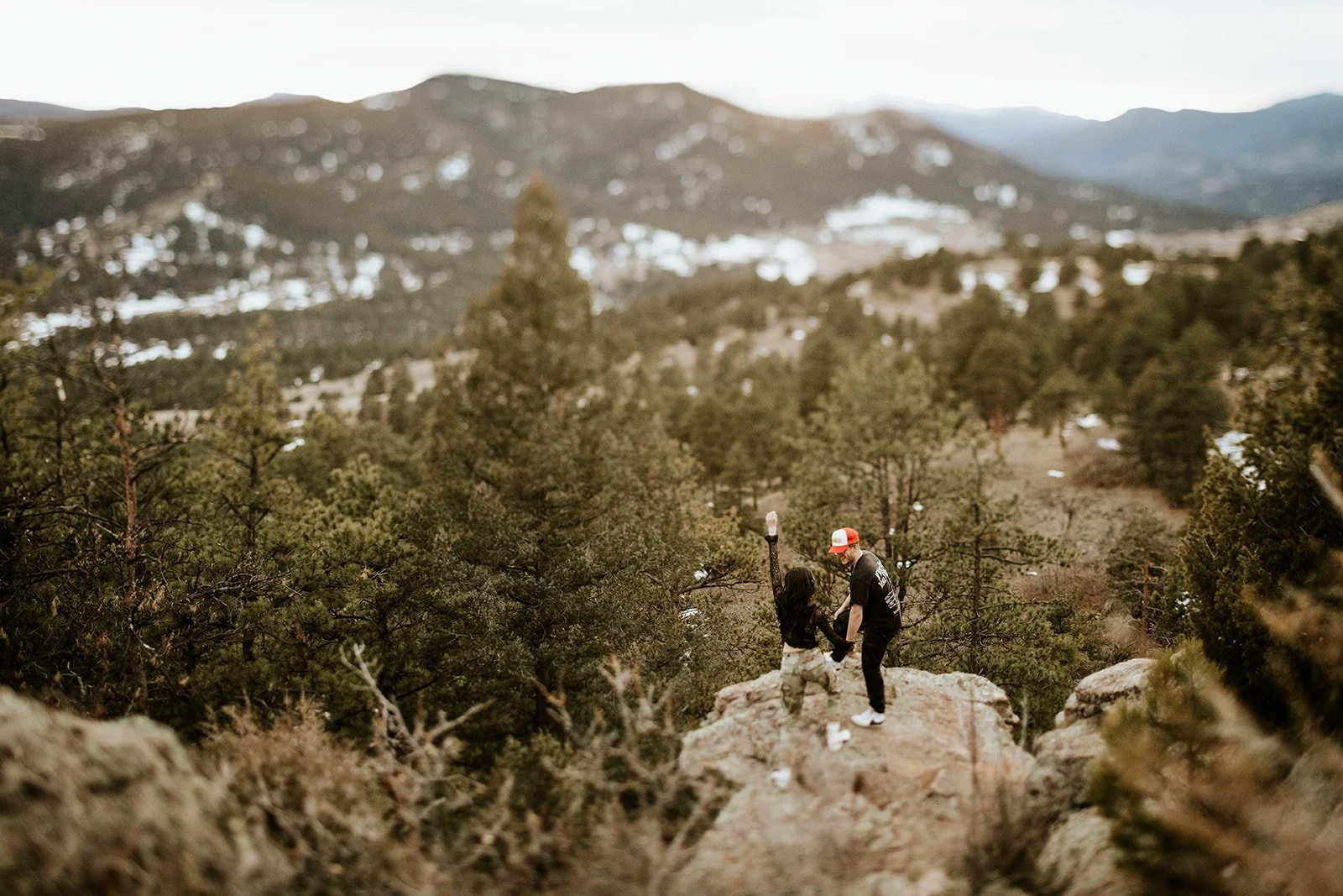 Candid Couples Session at Mount Falcon Park