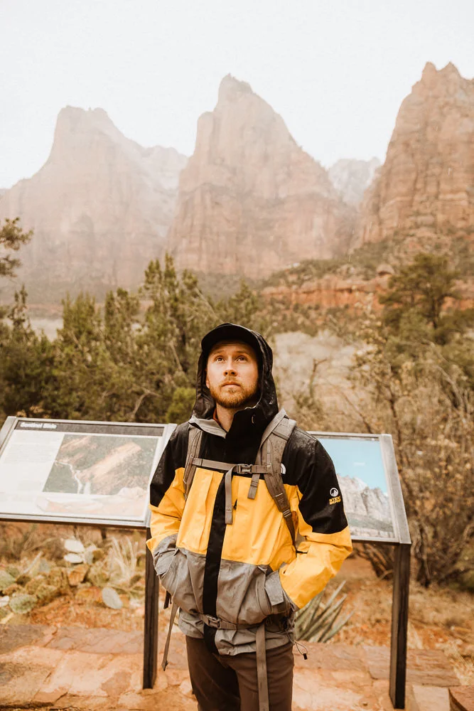Day 2 Zion National Park in the winter