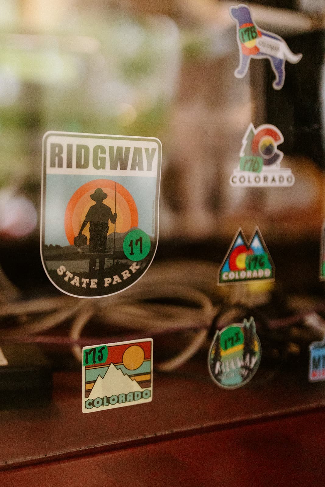 Ridgway State Park stickers and patches for sale in their visitor center