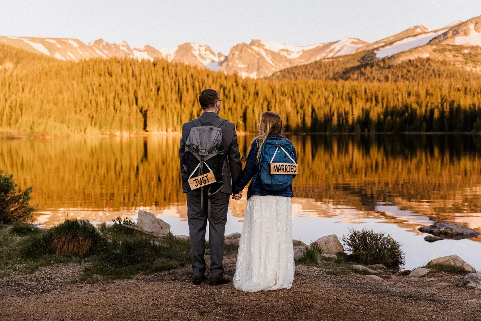 Brainard Lake Recreation Area Spring Elopement with Jolie + Jacob