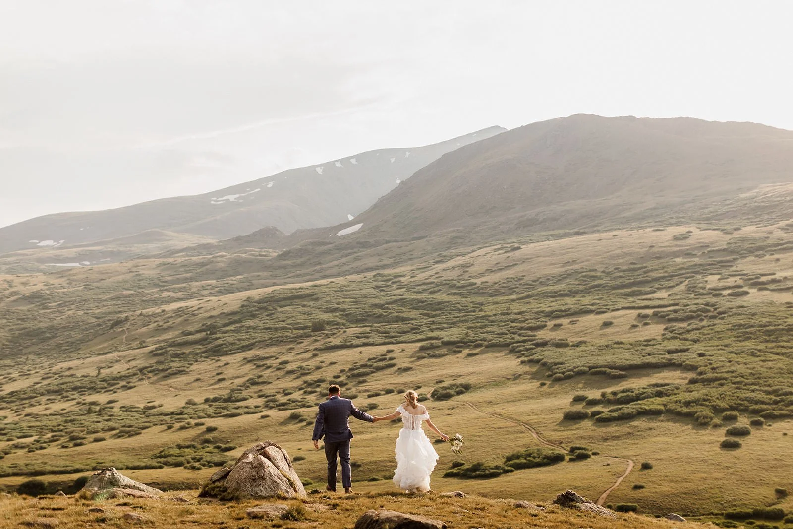 Summer elopement near Georgetown Colorado with Lily and Mitch