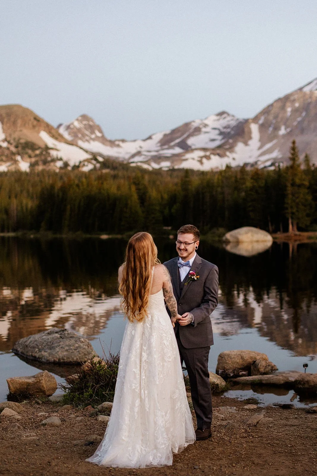 Drive to elopement locations in Colorado Brainard Lake