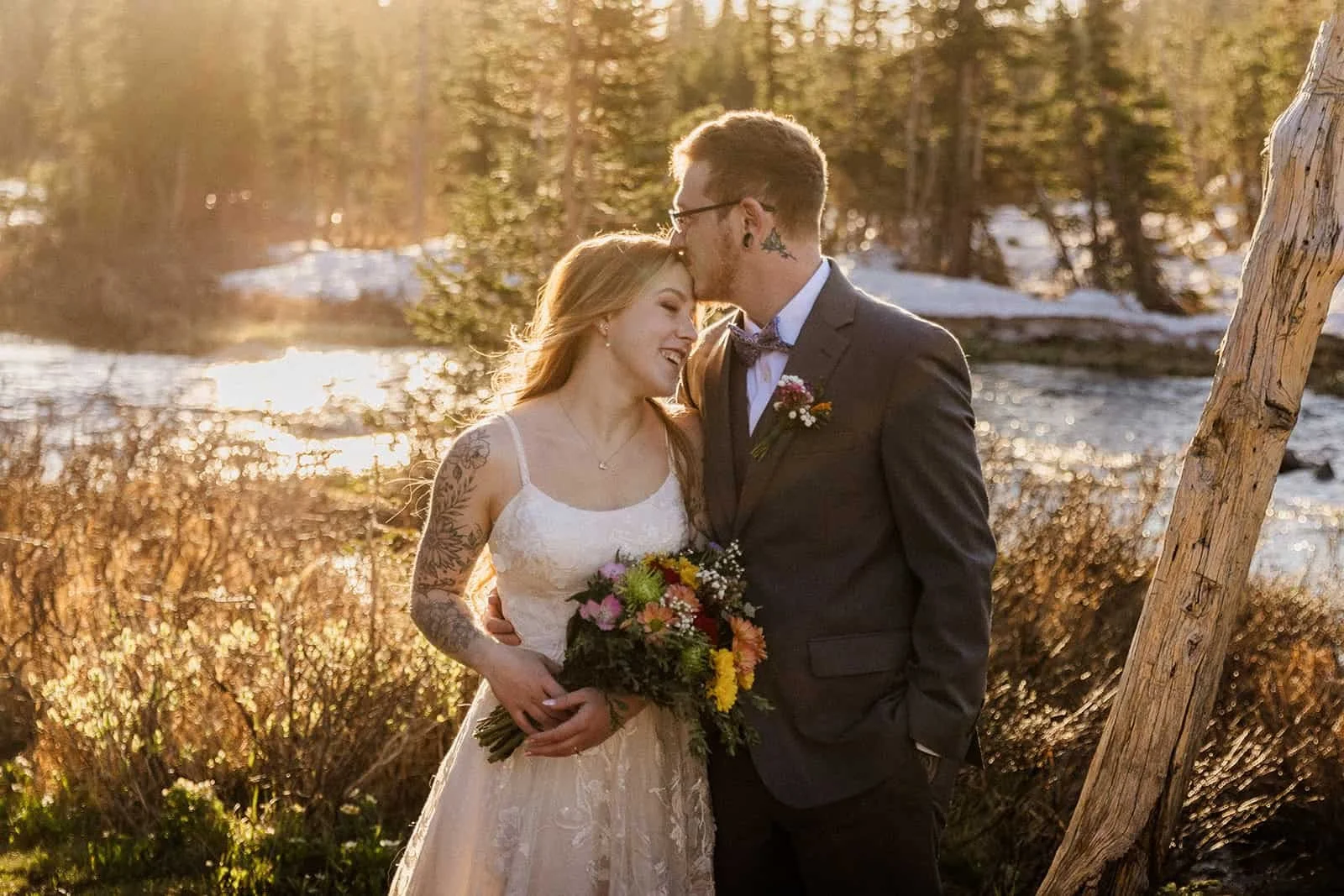Brainard Lake Recreation Area Spring Elopement