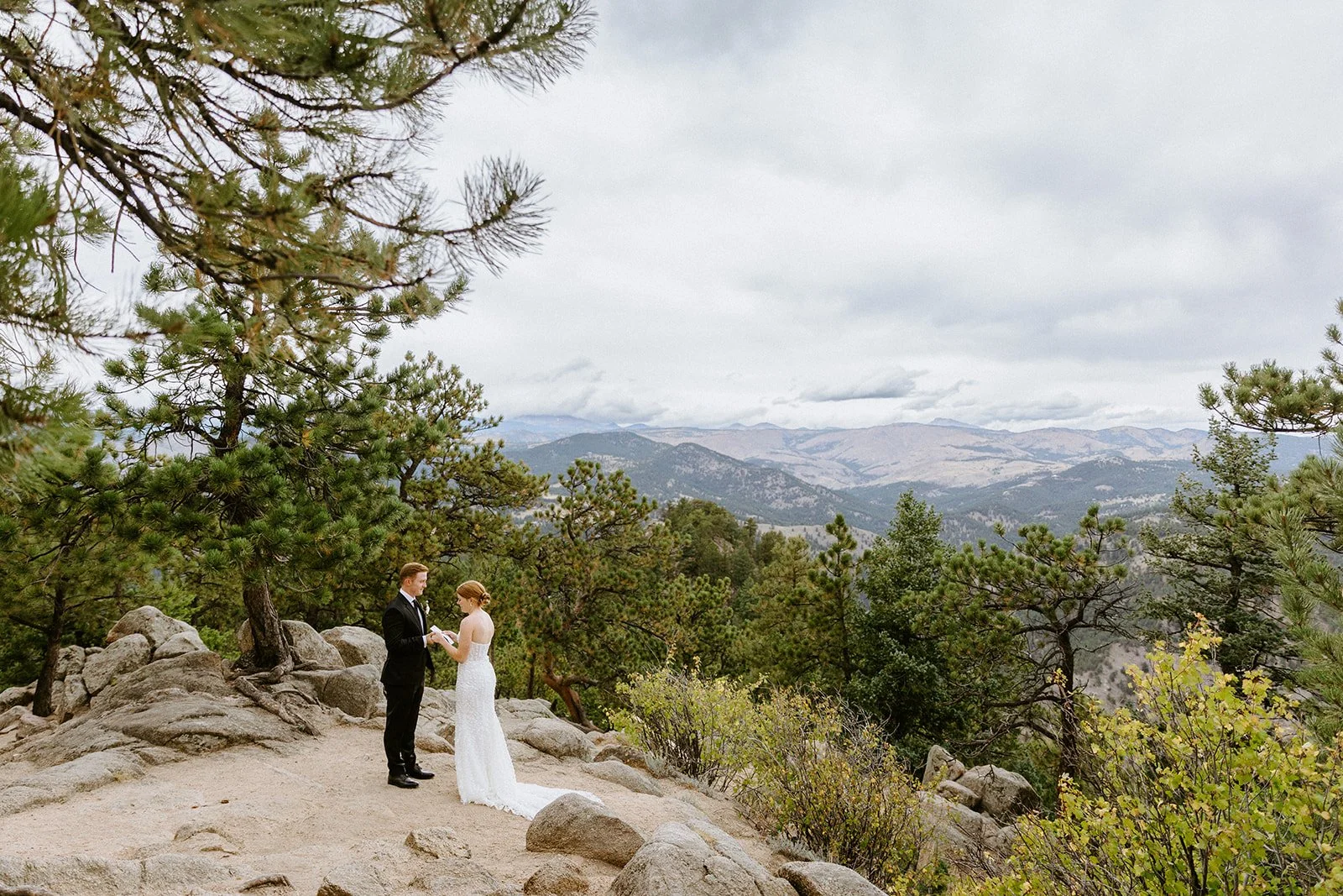 Sunset portraits at a quiet overlook near Lost Gulch above Boulder