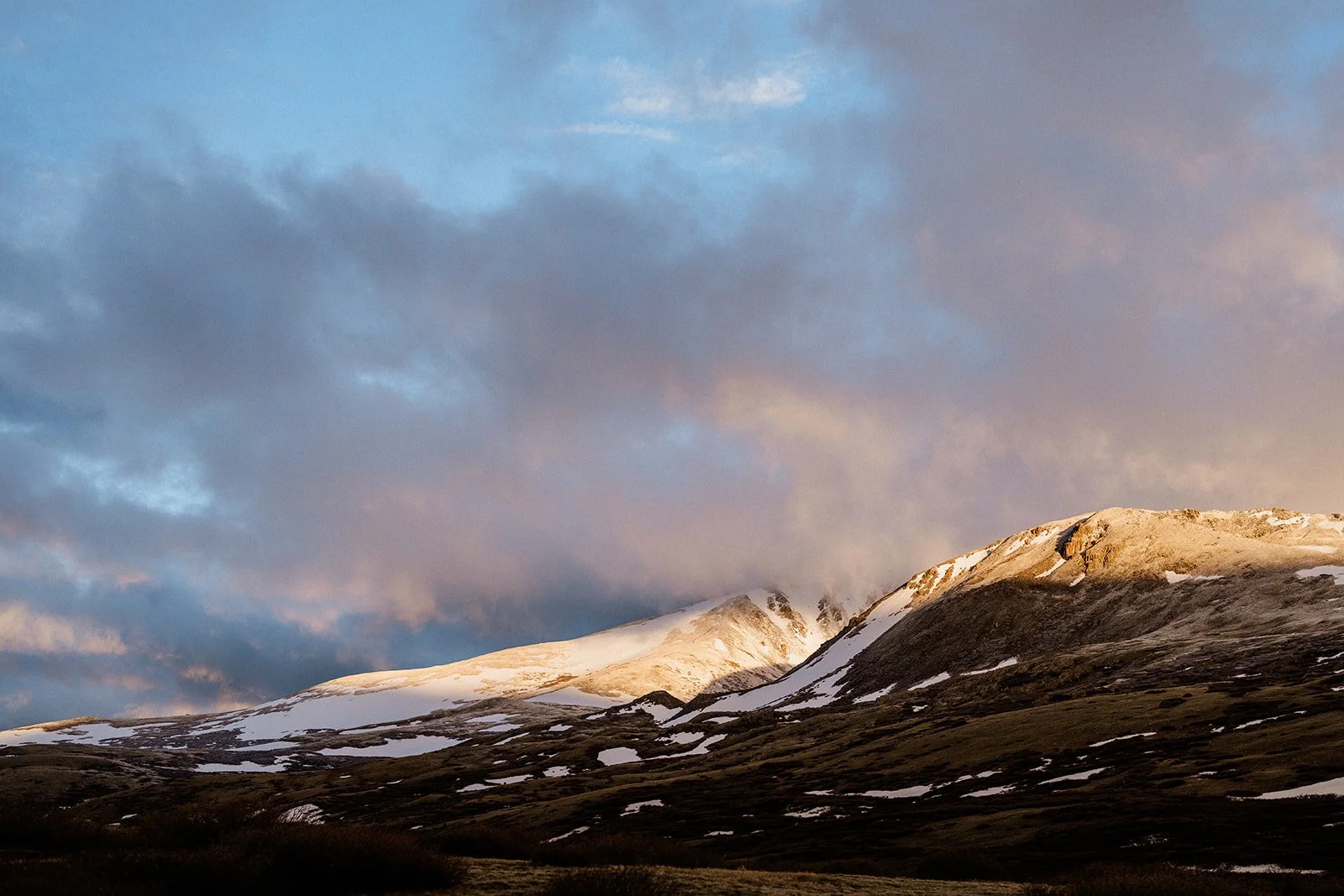 Sunrise elopement at Guanella Pass near Georgetown — one of the best Colorado elopement locations