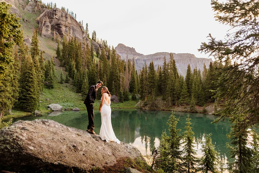 Silver Basin near Ouray, a drive-up Colorado elopement location with no hike required