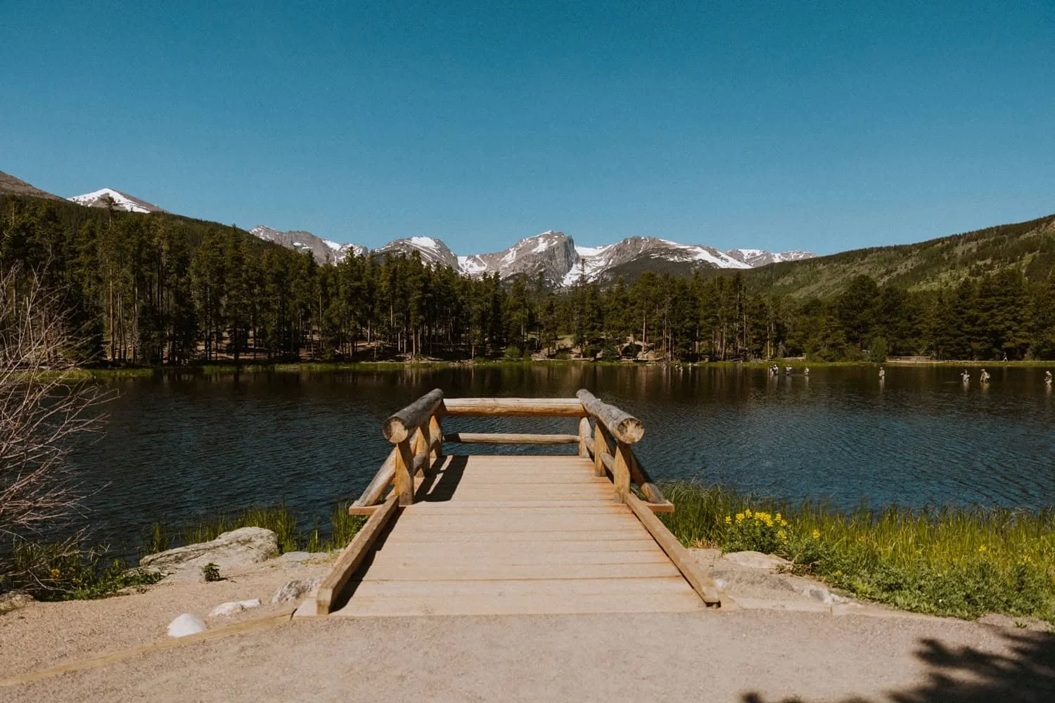 Sprague Lake ceremony site in Rocky Mountain National Park