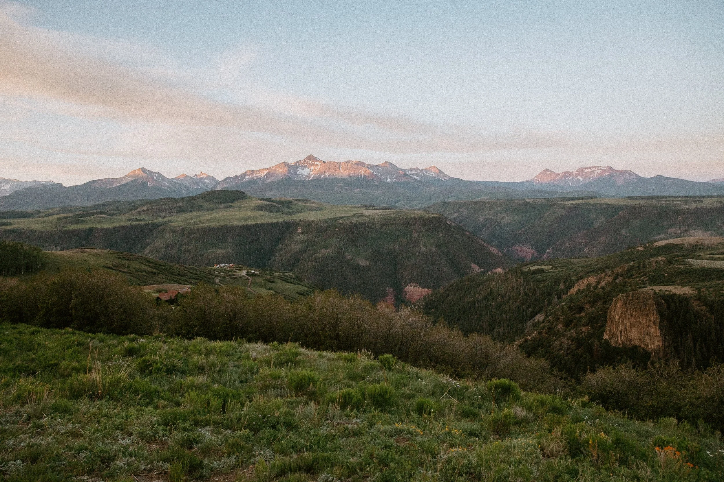 Scenic Last Dollar Road near Telluride, Colorado — a stunning Colorado elopement location