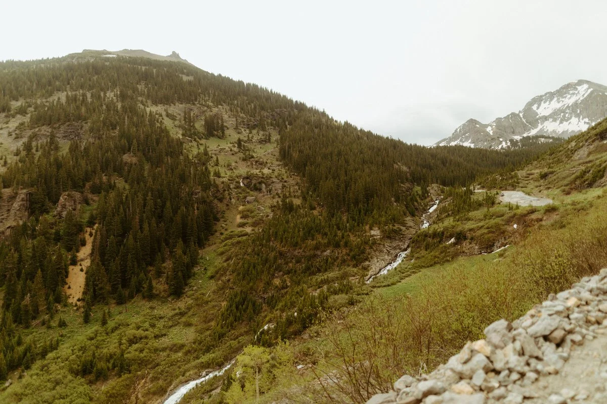 Panoramic view of Yankee Boy Basin