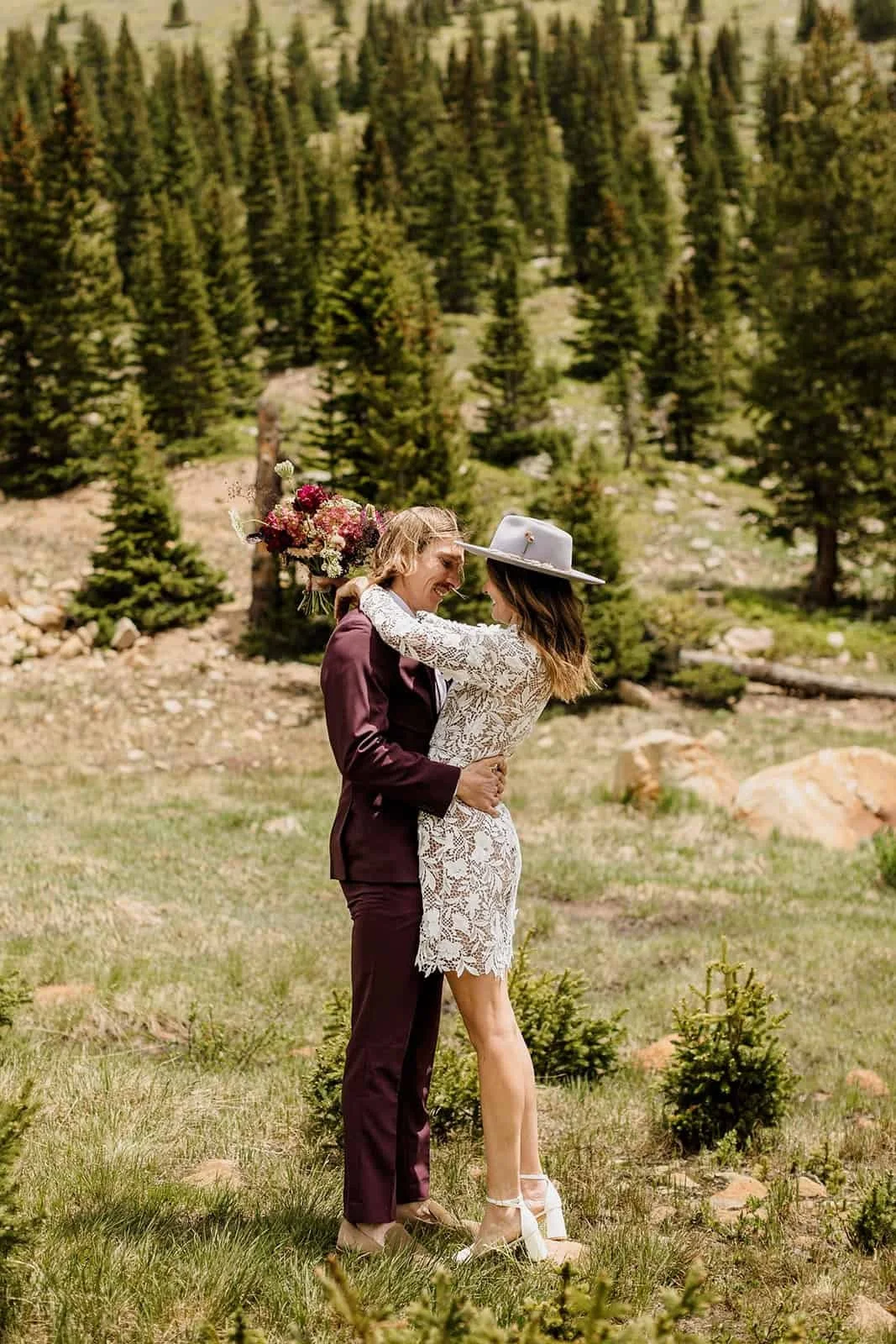 A Frame Club Elopement in Winter Park Colorado