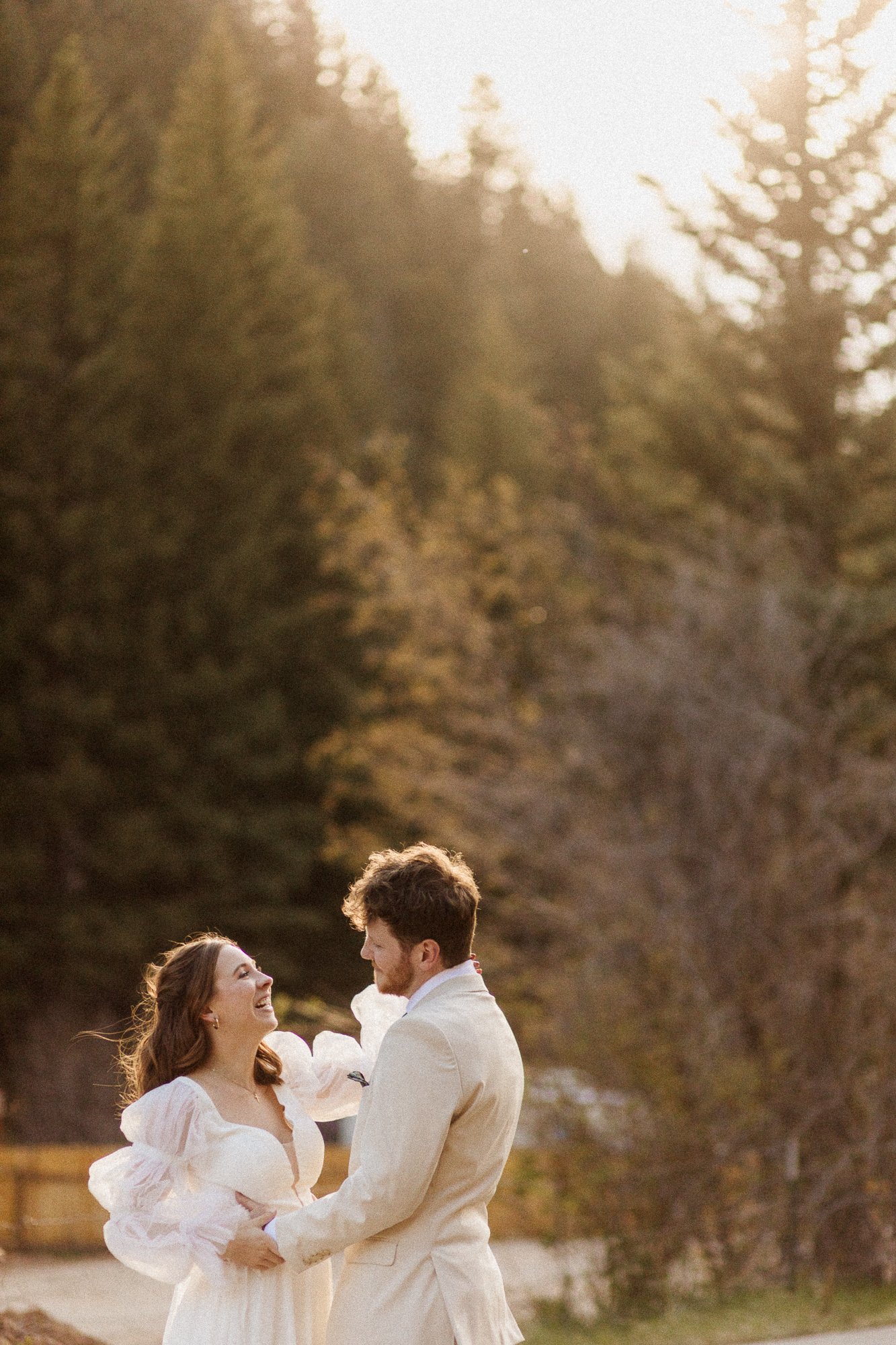 Grant, Colorado intimate elopement at Lost Fork Basecamp Getaway cabins and camping