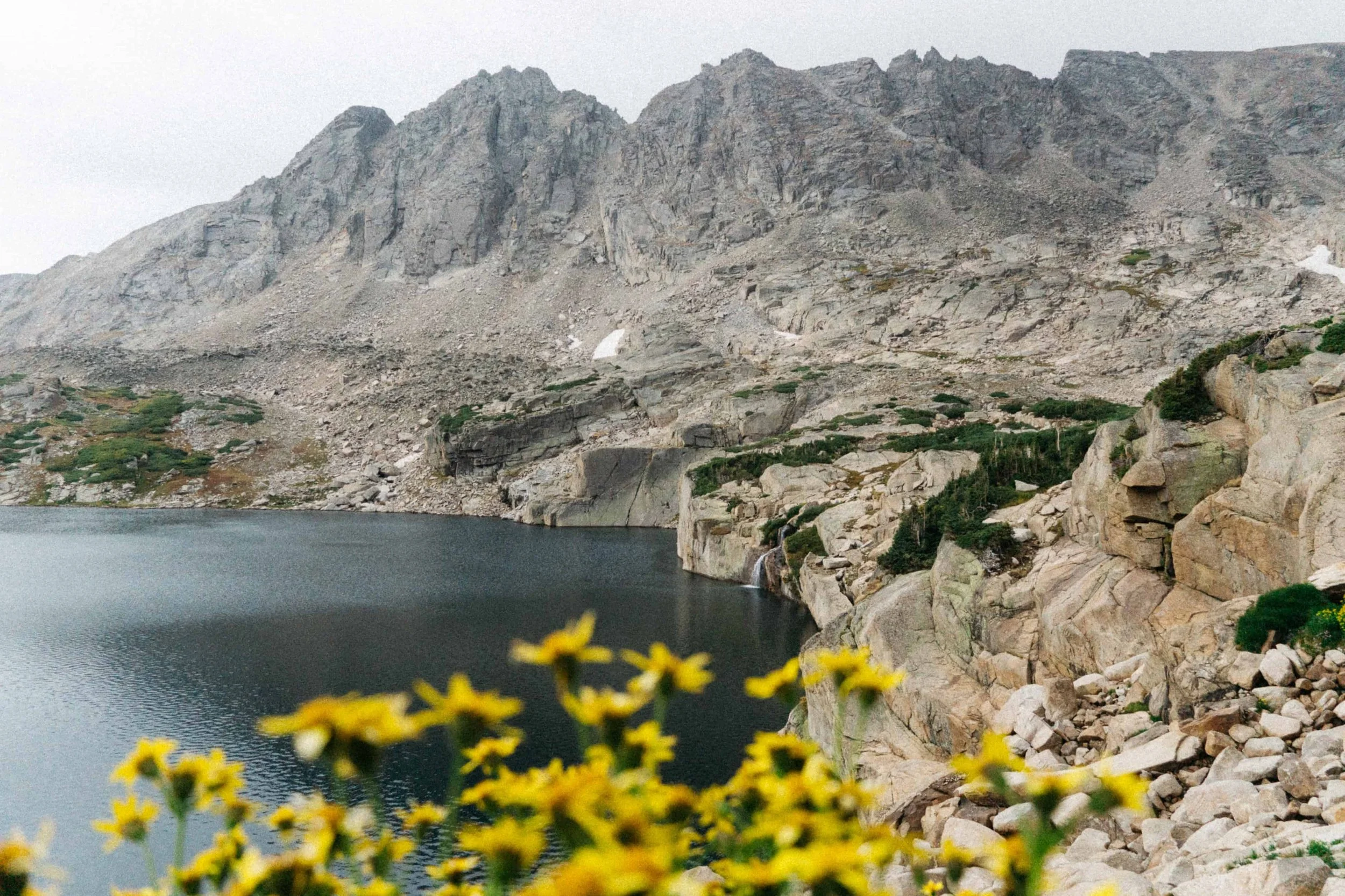 An alpine lake in Colorado that is the perfect backdrop for a surprise proposal