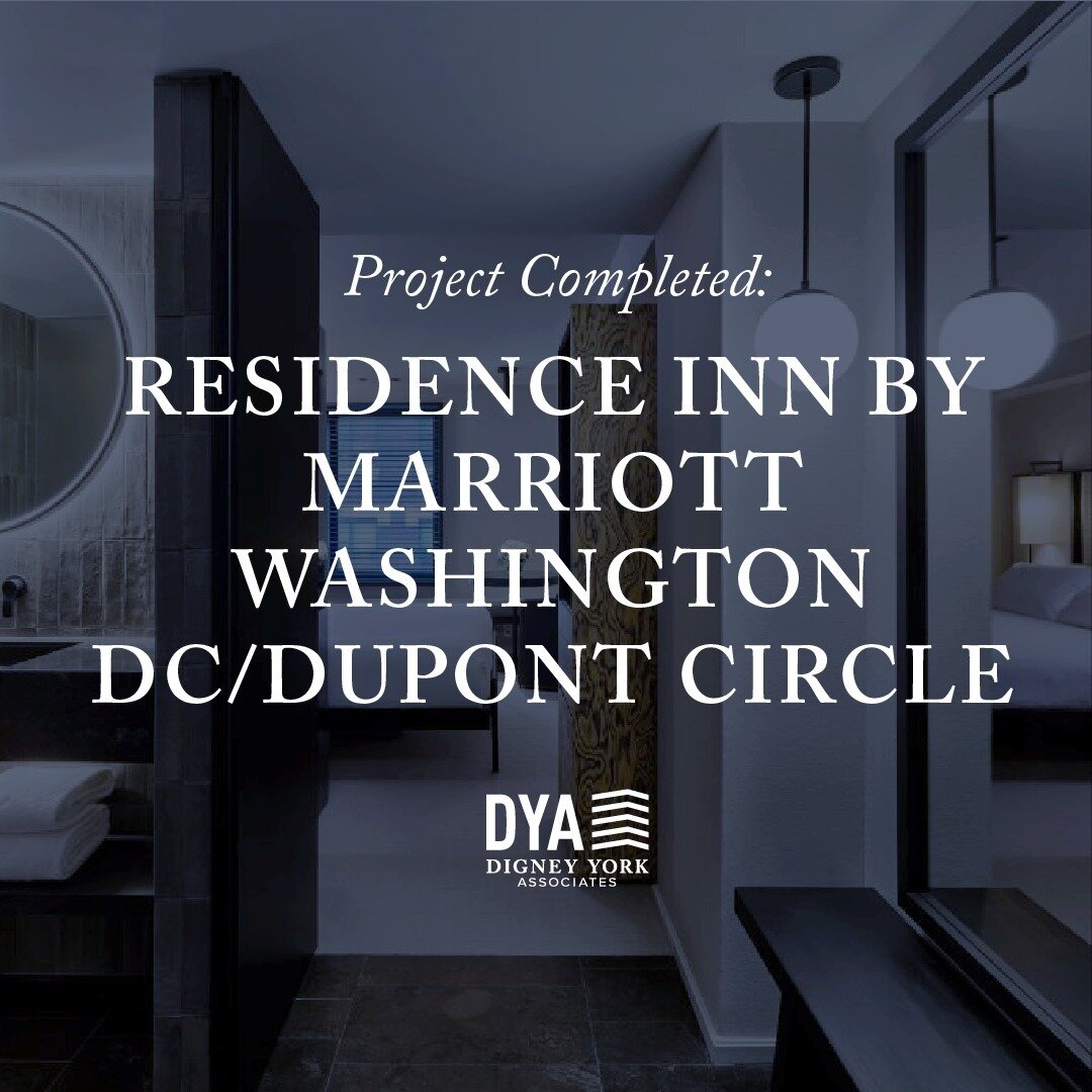PROJECT COMPLETE: Residence Inn by Marriott, Dupont Circle, Washington, D.C.

Digney York has completed significant renovations to the Residence Inn by Marriott in Washington D.C.&rsquo;s Dupont Circle. We're proud to help make the stay more comforta