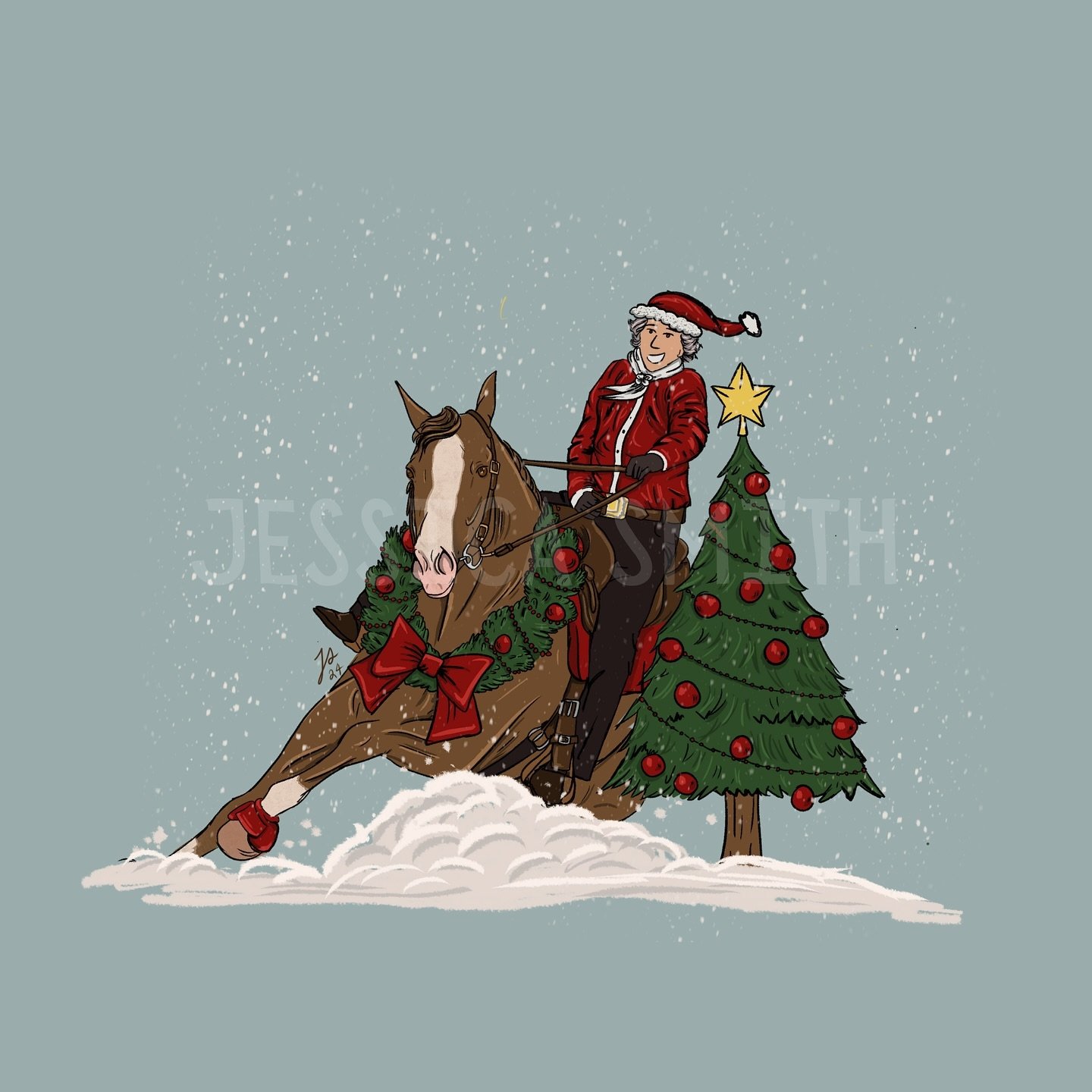 Santa is in busy season while Mrs. Claus is just keeping her horses legged up 🎄🎄

#BarrelRacing #RodeoLife #EquestrianArt #WesternLifestyle #RodeoSeason #CowgirlChristmas #BarrelRacer #WesternArt #ChristmasVibes #RodeoPhotography #HorseLover #Barre