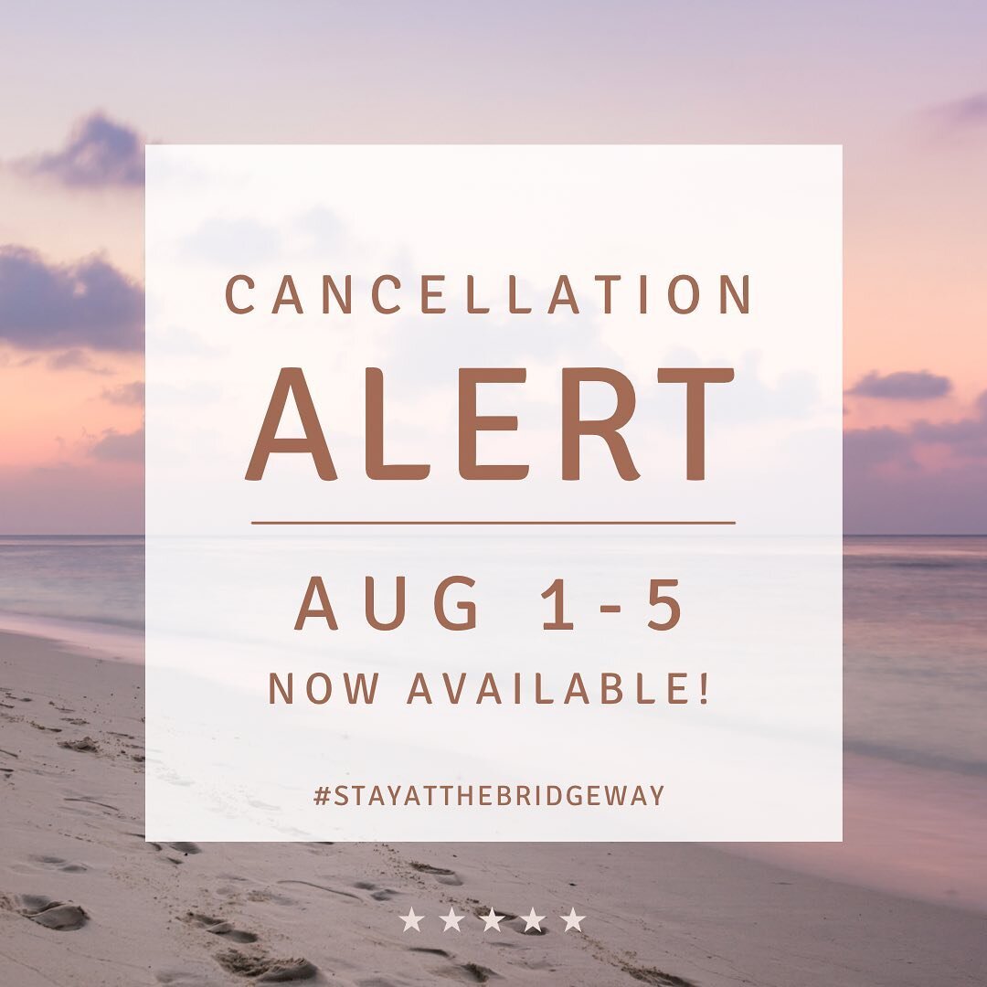 It&rsquo;s not too late to book that last minute getaway! August 1st-5th is now available, and it&rsquo;s the perfect time to enjoy everything Port Stanley has to offer! 🏖