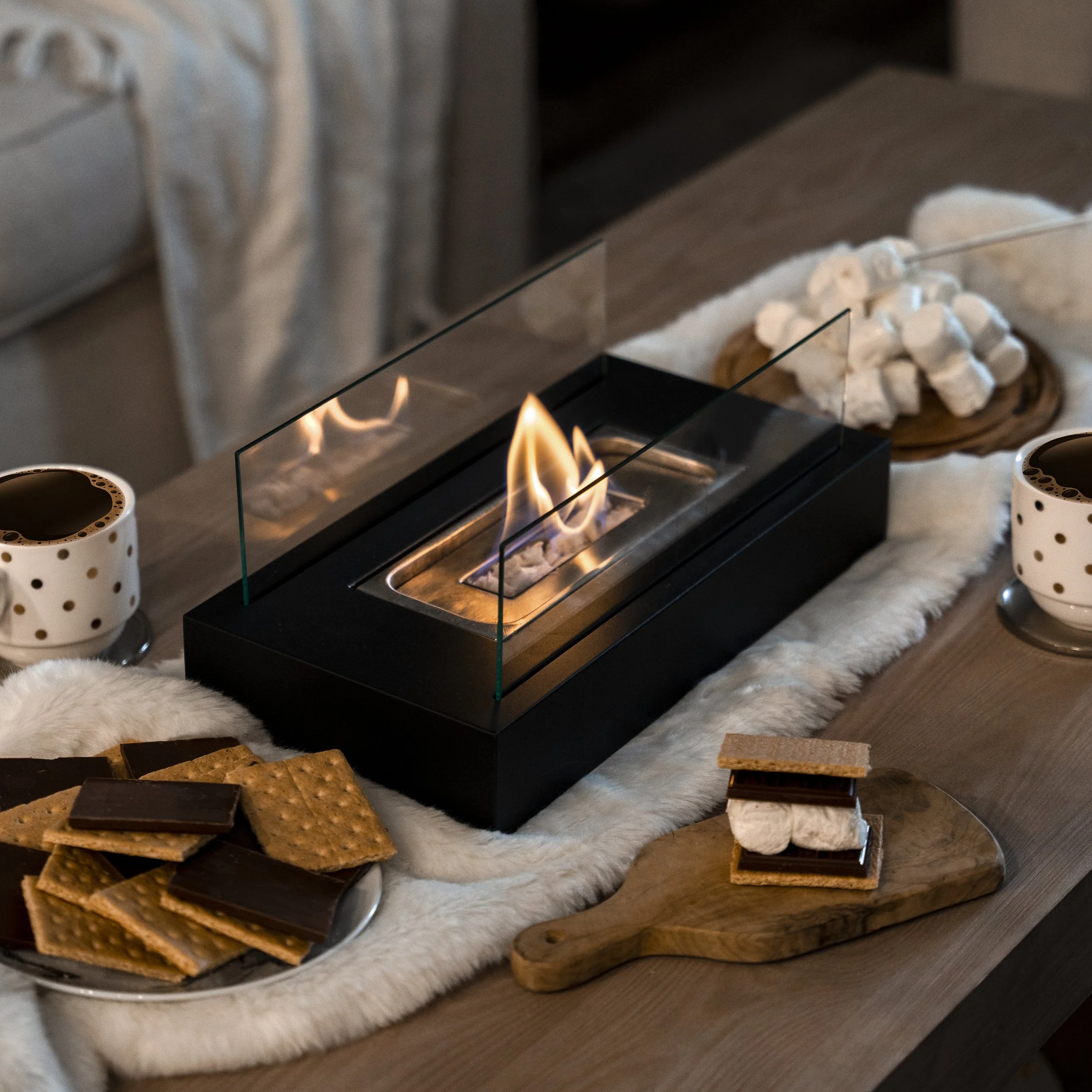 Lifestyle Product Photography Fireplace